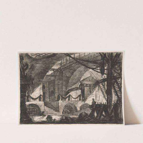 The Sawhorse by Giovanni Battista Piranesi