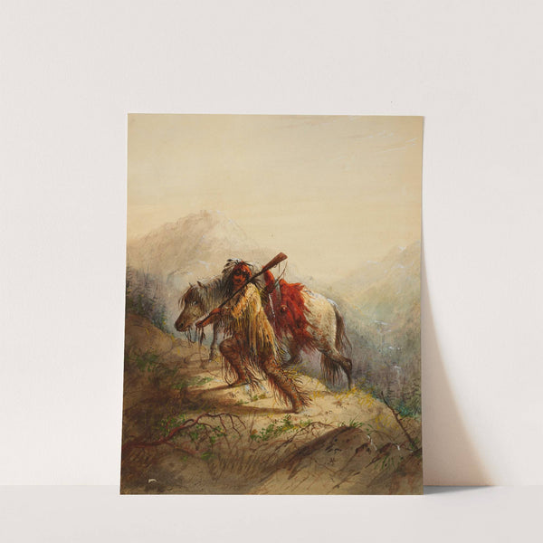 The Scalp-Lock by Alfred Jacob Miller