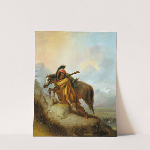 The Scalplock by Alfred Jacob Miller