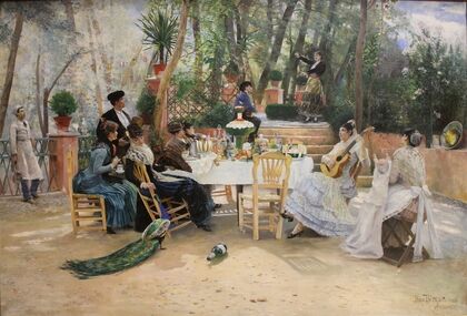 The Scandinavian Artists’ Lunch at Café Ledoyen, Paris; Varnishing Day 1886