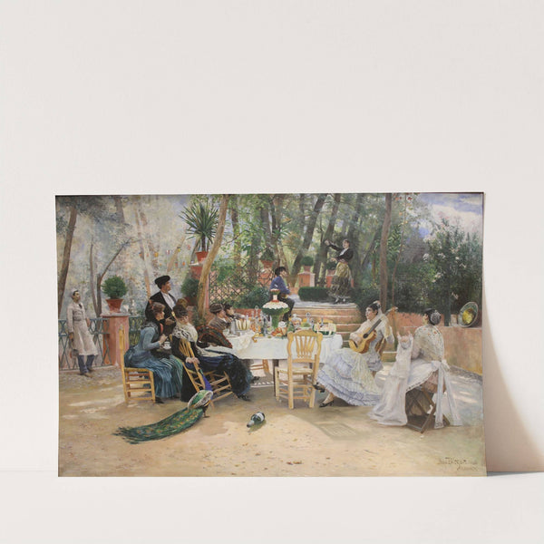 The Scandinavian Artists’ Lunch at Café Ledoyen, Paris; Varnishing Day 1886 by Hugo Birger