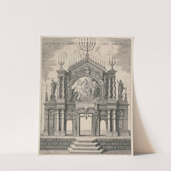 The Scene of Archduchess Isabella Clare Eugenia of Austria by Peter Paul Rubens