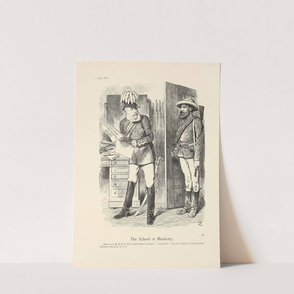 The School of Musketry by Sir John Tenniel