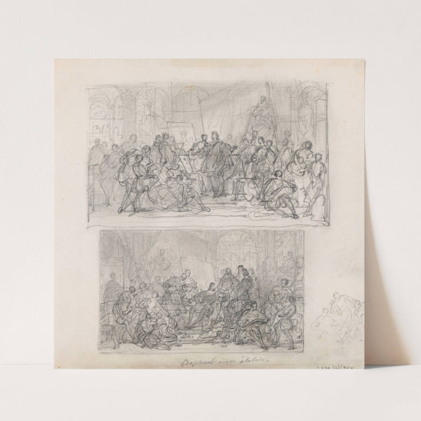 The School of Raphael by Nicaise De Keyser