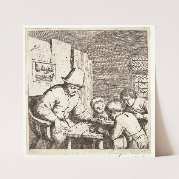 The school teacher (1644) by Adriaen van Ostade