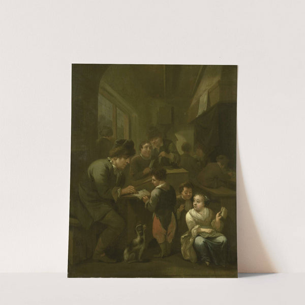 The schoolmaster by Bernardus van Schijndel