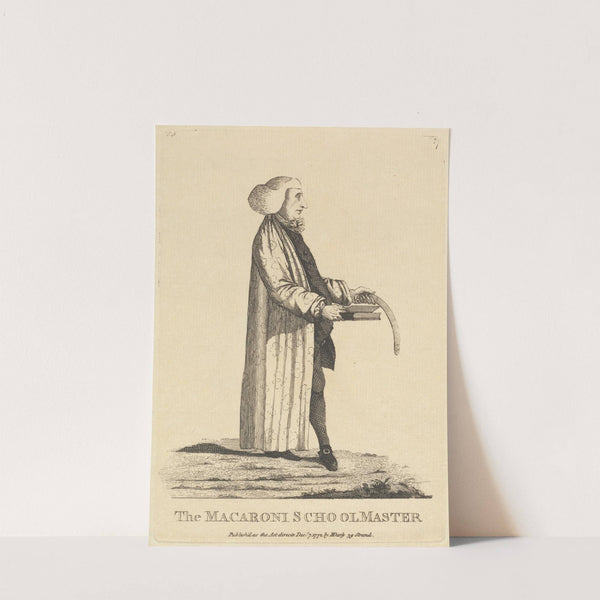 The Schoolmaster by Mary Darly