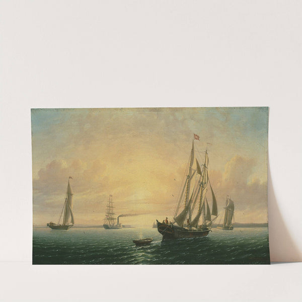 The Schooner Jane of Bath, Maine by William Bradford