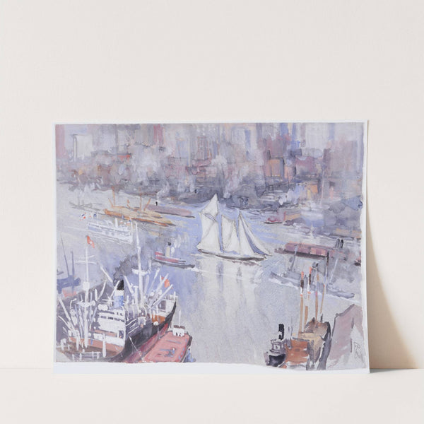 The Schooner by Joseph Pennell