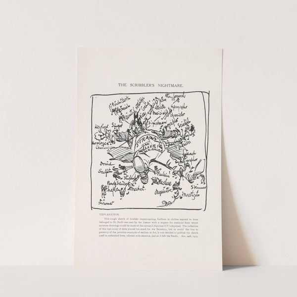 The scribbler’s nightmare by John Hassall