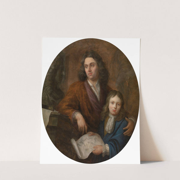 The Sculptor Willem Kerricx and his Son Willem Ignatius by Jacob Denys