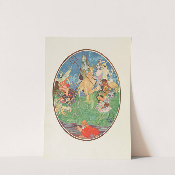 The Sea-Monsters and the Fisherman by Jean de Bosschère