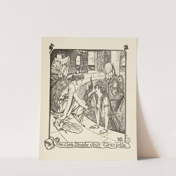 The Sea-people visit Graziella by Henry Justice Ford