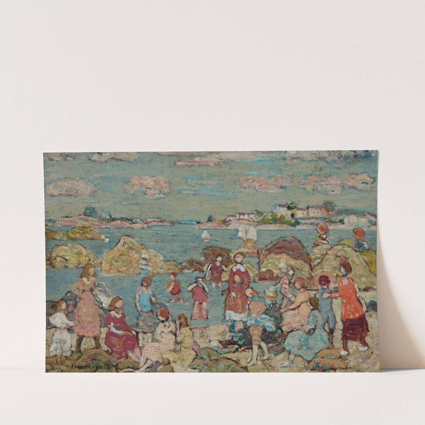 The Seashore (circa 1918-23) by Maurice Prendergast