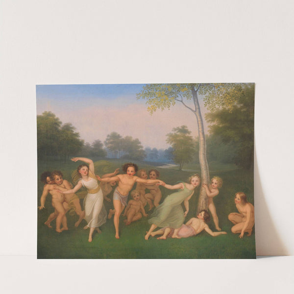 The Seasons (Life Cycle) (1828) by Moritz August Retzsch