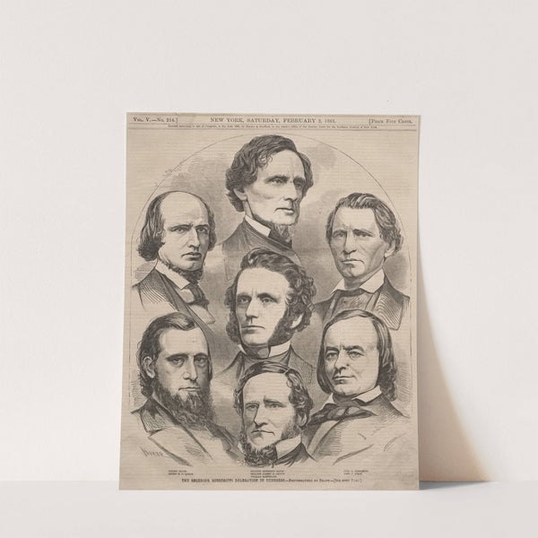 The Seceding Mississippi Delegation in Congress (1861) by Winslow Homer