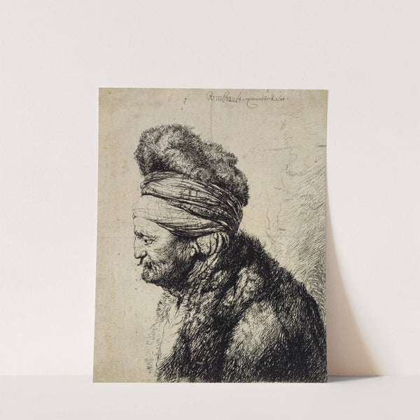 The Second Oriental Head by Rembrandt van Rijn