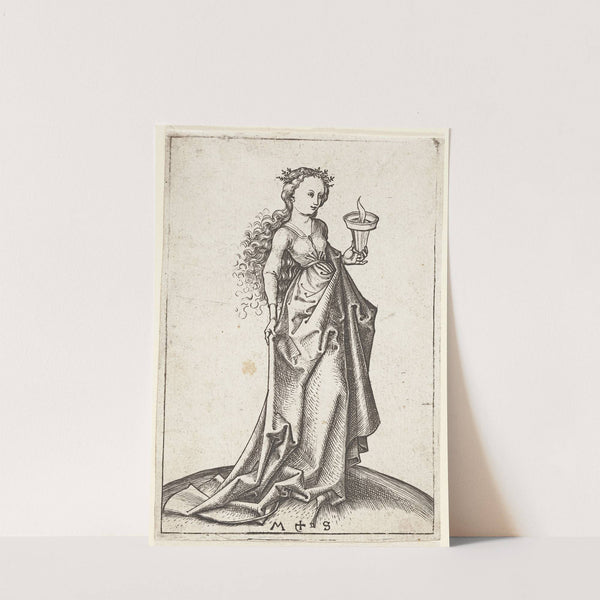 The second wise Virgin by Martin Schongauer