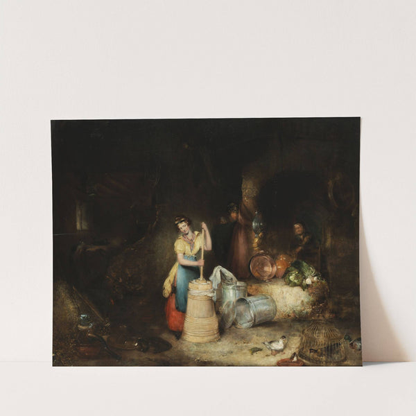 The secret delivery of the love letter by Michel-Martin Drolling