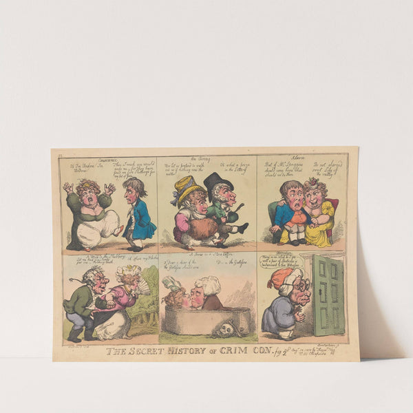 The secret history of Crim Con. Fig 2. (1808) by Thomas Rowlandson