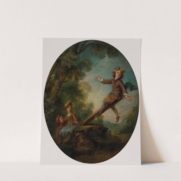 The Seesaw by Nicolas Lancret