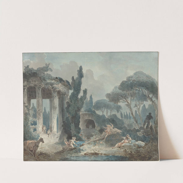 The Seesaw by Follower of Hubert Robert