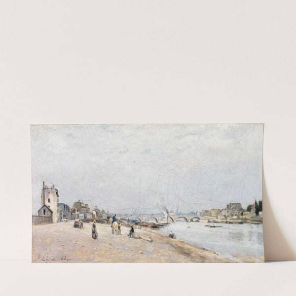 The Seine à Bercy (1868) by Stanislas Lépine