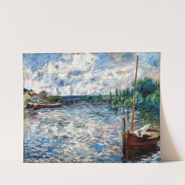 The Seine at Chatou by Pierre-Auguste Renoir