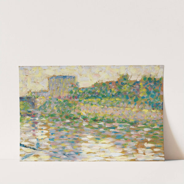 The Seine at Courbevoie (1883 - 1884) by Georges Seurat