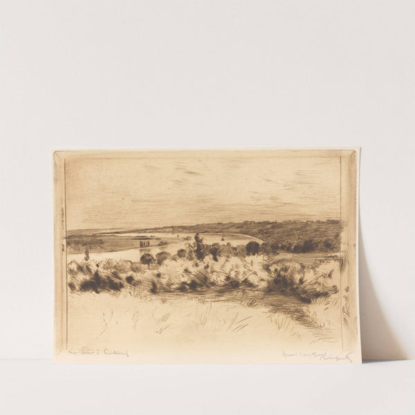 The Seine at Quilleboeuf (La Seine a Quilleboeuf) (1890) by Norbert Goeneutte