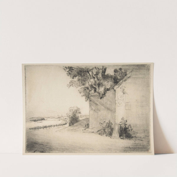 The Seine seen from Passy (1860s) by Félix Bracquemond