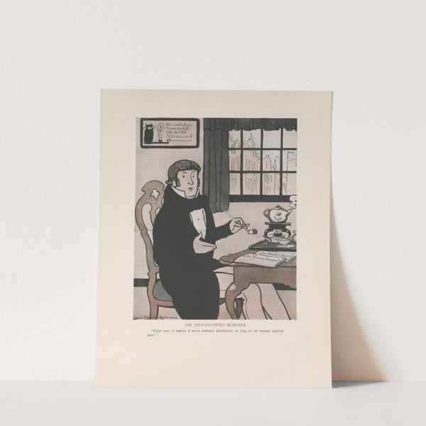The Self-satisfied Burgher (1916-1917) by Louis Raemaekers
