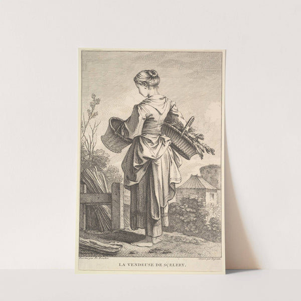 The Seller of Celery (After François Boucher) (1741–1763) by John Ingram