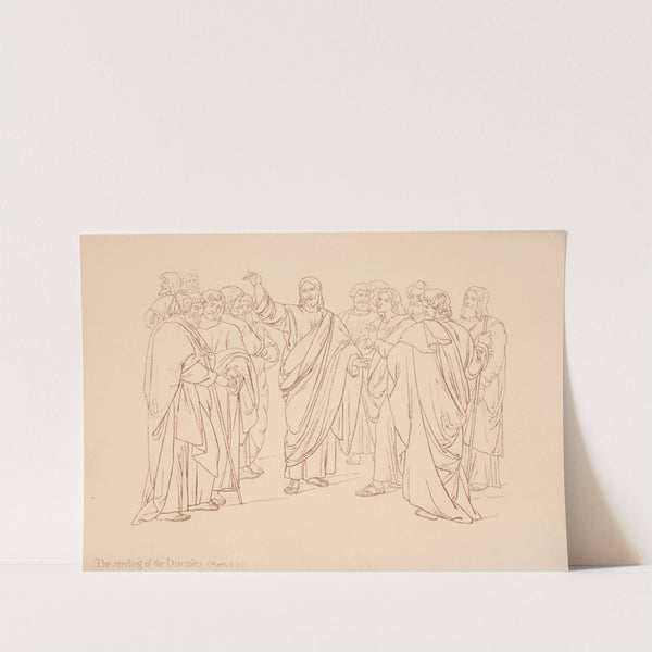 The sending of the disciples (Matth. X;5-7) (1892) by Louis Prang & Co.