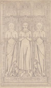 The Sepulchral Brass of Robert Braunche and His Two Wives in Saint Margaret’s Church, Lynn, Norfolk, 1364