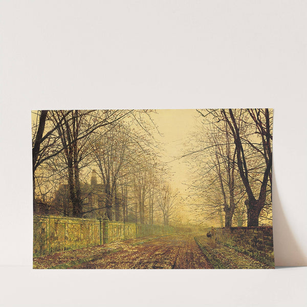 The Sere and Yellow Leaf by John Atkinson Grimshaw