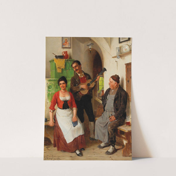 The Serenade by Josef Kinzel