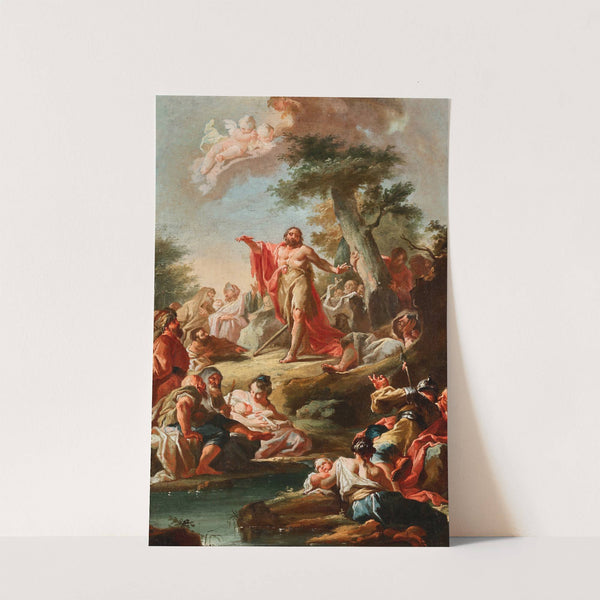 The sermon of John the Baptist by Johann Lucas Kracker