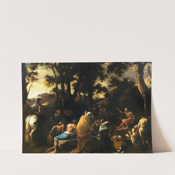 The Sermon of Saint John the Baptist by Salvator Rosa