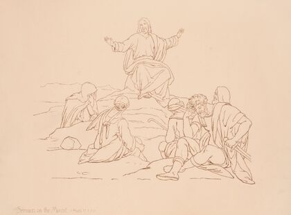 The sermon on the mount (Matth. V;1-3) (1892)
