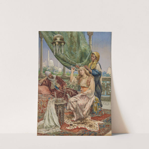 The servant and mistress by Ettore Simonetti
