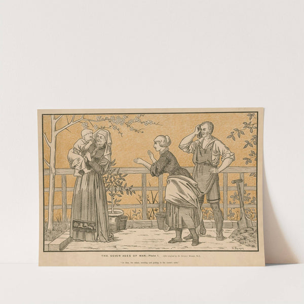 The seven ages of man Pl.1 (19th century) by Walter Launt Palmer