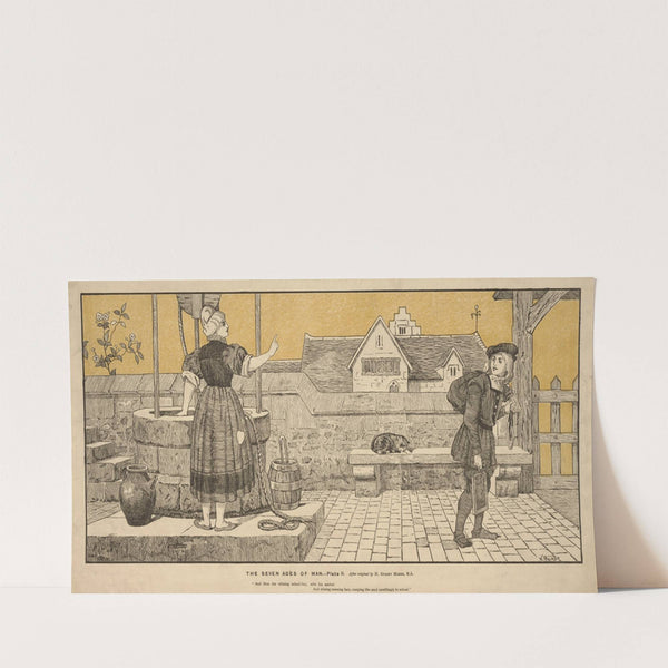 The seven ages of man Pl.2 (19th century) by Walter Launt Palmer