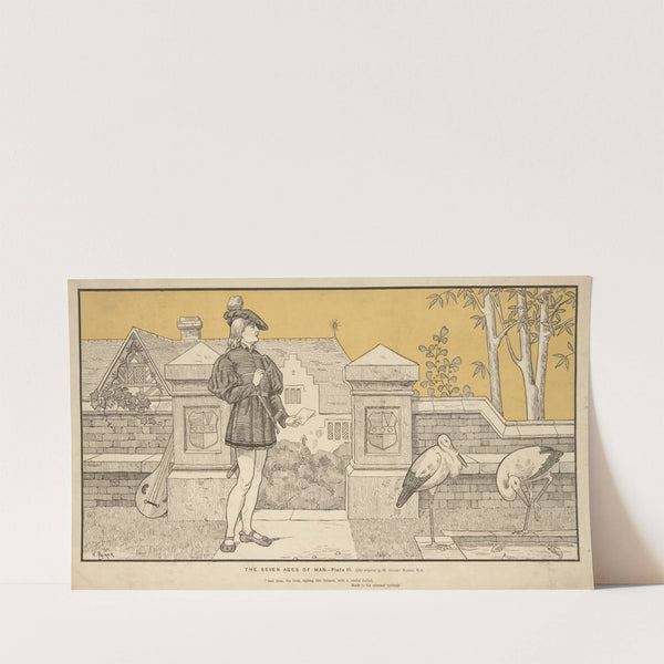 The seven ages of man Pl.3 (19th century) by Walter Launt Palmer