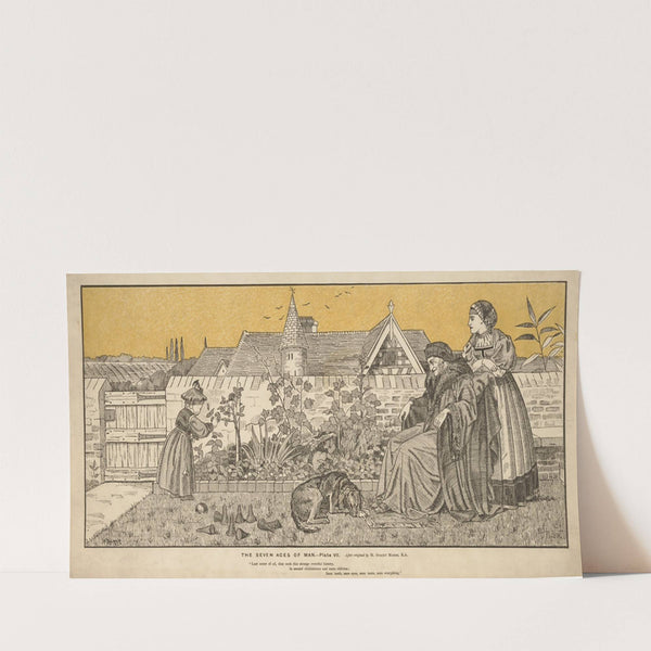 The seven ages of man Pl.7 (19th century) by Walter Launt Palmer