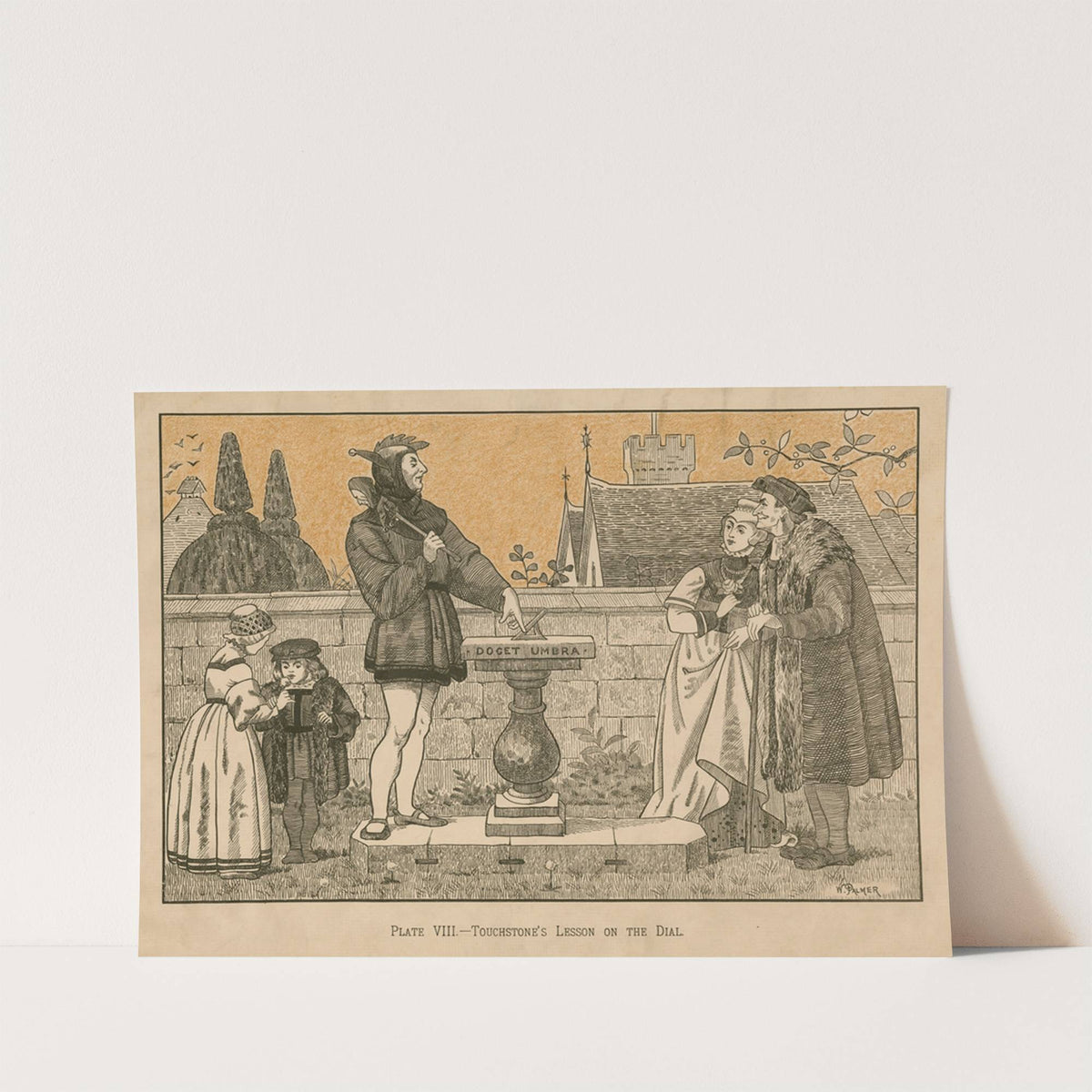 The seven ages of man Pl.8 (19th century) by Walter Launt Palmer