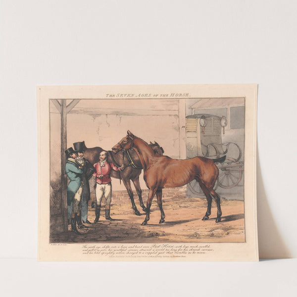 The Seven Ages of the Horse (1825) by Henry Thomas Alken