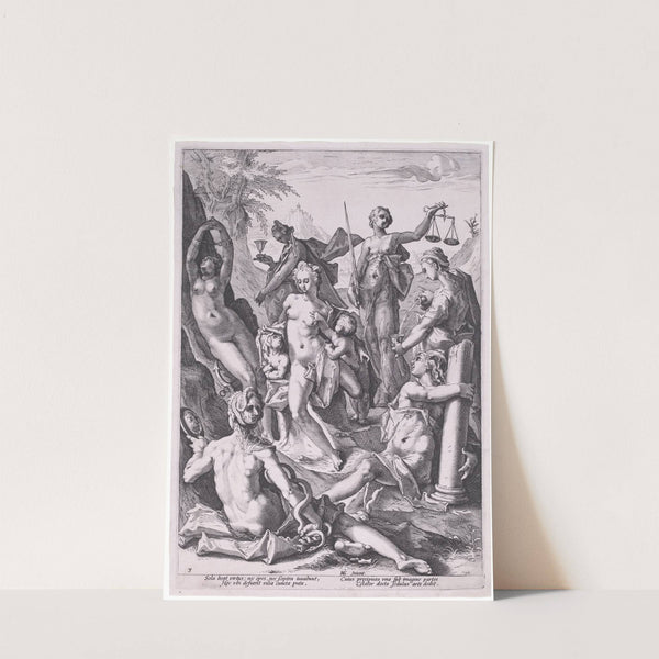 The Seven Virtues by Jacob Matham