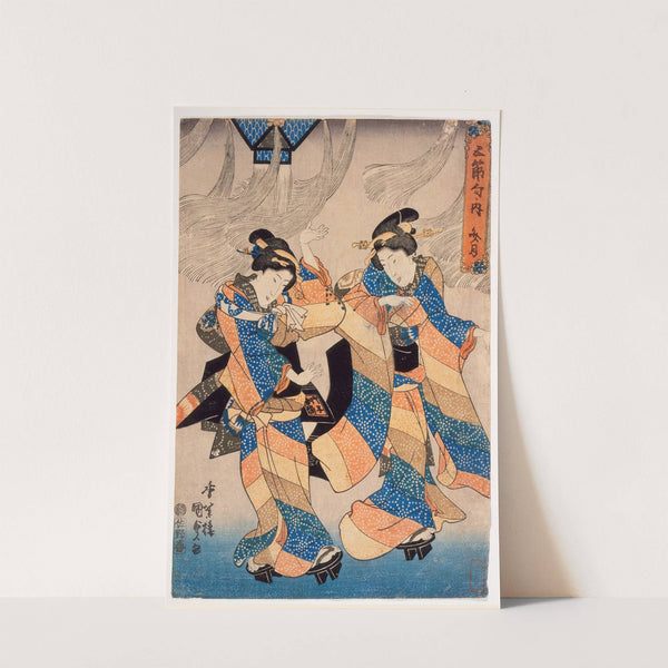 The Seventh Month by Utagawa Kunisada (Toyokuni III)