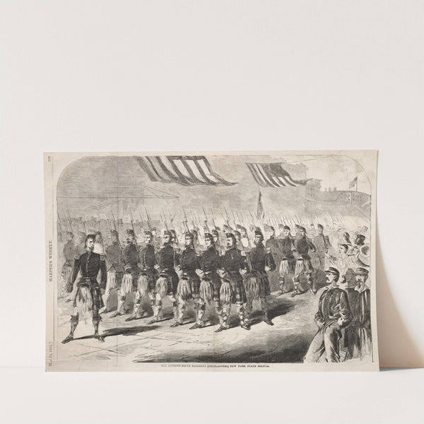 The Seventy-Ninth Regiment (Highlanders) New York State Militia (1861) by Winslow Homer